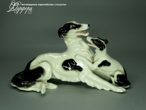 Купить фарфоровые статуэтки Gotha, Щенячья радость, Германия